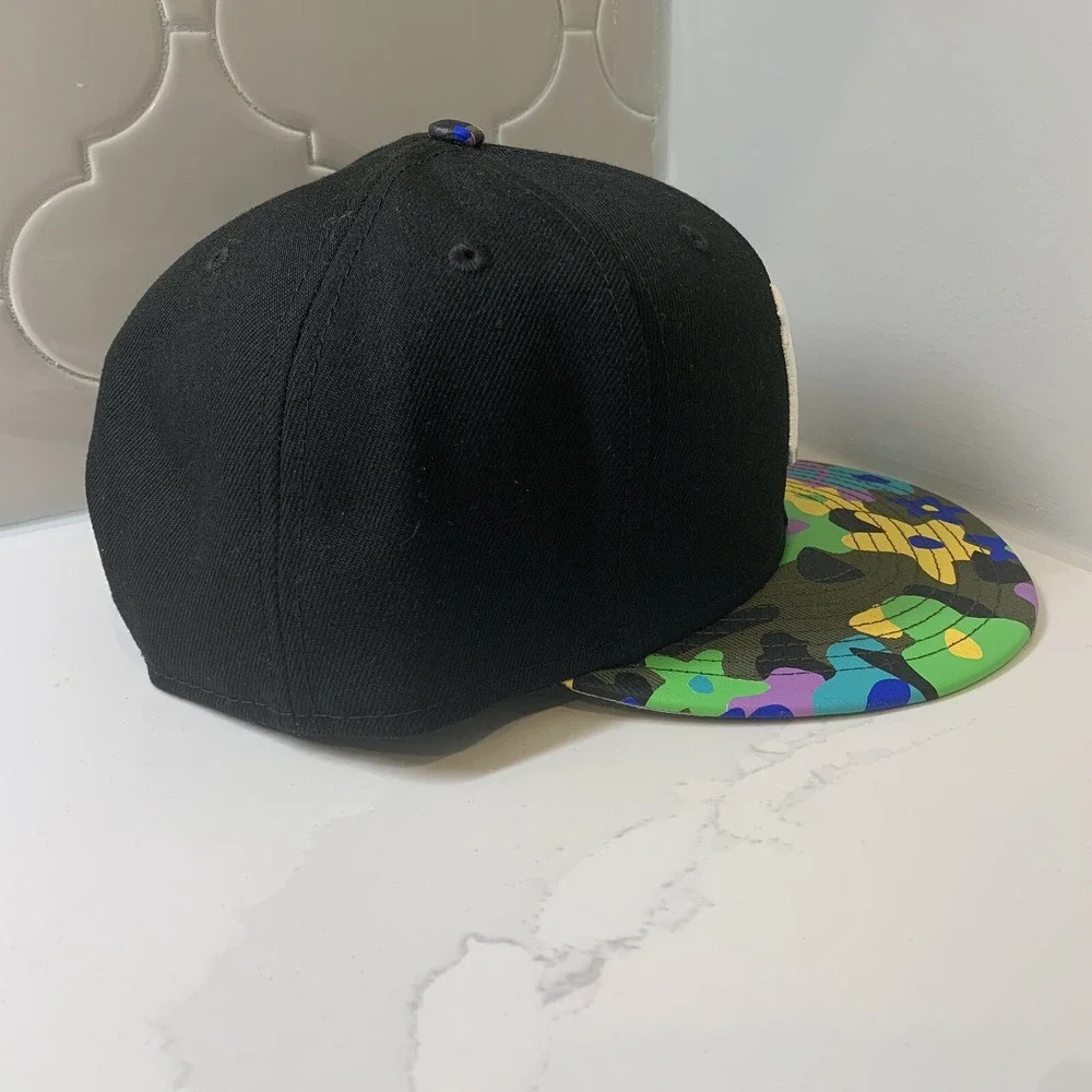 New Era New York Yankees 9FIFTY MLB Floral Green Camo Black Snapback Hat OSFM